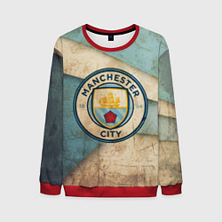Свитшот мужской FC Man City: Old Style, цвет: 3D-красный