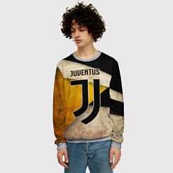 Свитшот мужской FC Juventus: Old Style, цвет: 3D-меланж — фото 2