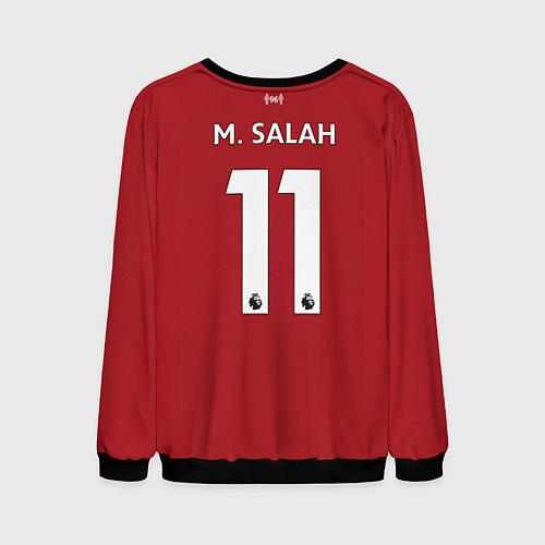 Мужской свитшот FC Liverpool: Salah Home 18/19 / 3D-Черный – фото 2