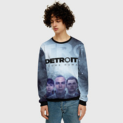 Свитшот мужской Detroit: Become Human, цвет: 3D-черный — фото 2