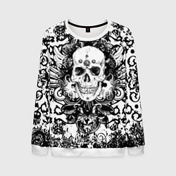 Мужской свитшот Grunge Skull