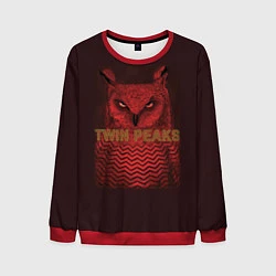 Свитшот мужской Twin Peaks: Red Owl, цвет: 3D-красный