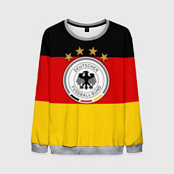Свитшот мужской Немецкий футбол, цвет: 3D-меланж