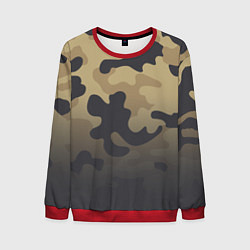 Свитшот мужской Camouflage Khaki, цвет: 3D-красный
