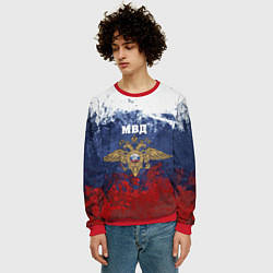 Свитшот мужской МВД, цвет: 3D-красный — фото 2