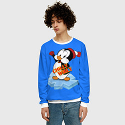 Свитшот мужской Chilly Willy, цвет: 3D-белый — фото 2