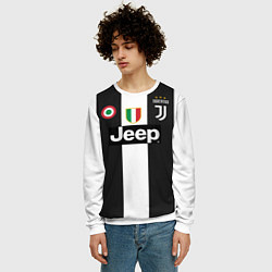 Свитшот мужской FC Juventus 18-19, цвет: 3D-белый — фото 2