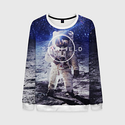 Свитшот мужской Starfield, цвет: 3D-белый