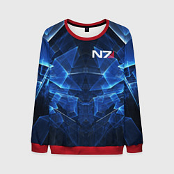 Свитшот мужской Mass Effect: Blue Armor N7, цвет: 3D-красный