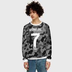 Свитшот мужской Ronaldo 7: Camo Sport, цвет: 3D-белый — фото 2