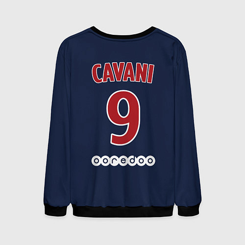 Мужской свитшот FC PSG Cavani 18-19 / 3D-Черный – фото 2