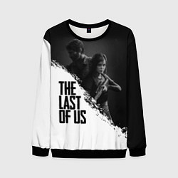 Свитшот мужской The Last of Us: White & Black, цвет: 3D-черный