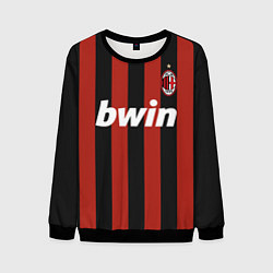 Свитшот мужской AC Milan: Ronaldo Retro цвета 3D-черный — фото 1