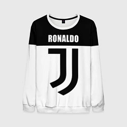 Свитшот мужской Ronaldo Juve, цвет: 3D-белый
