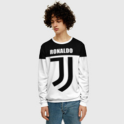 Свитшот мужской Ronaldo Juve, цвет: 3D-белый — фото 2