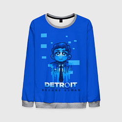Свитшот мужской Detroit: Become Human, цвет: 3D-меланж