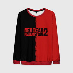 Свитшот мужской RDD 2: Black & Red, цвет: 3D-красный