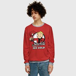 Свитшот мужской Nuka Cola: Ice Cold, цвет: 3D-меланж — фото 2