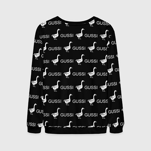 Мужской свитшот GUSSI: Black Pattern / 3D-Черный – фото 2