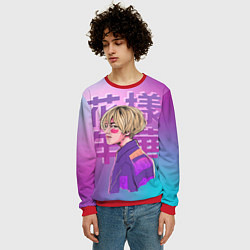 Свитшот мужской Taehyung BTS, цвет: 3D-красный — фото 2
