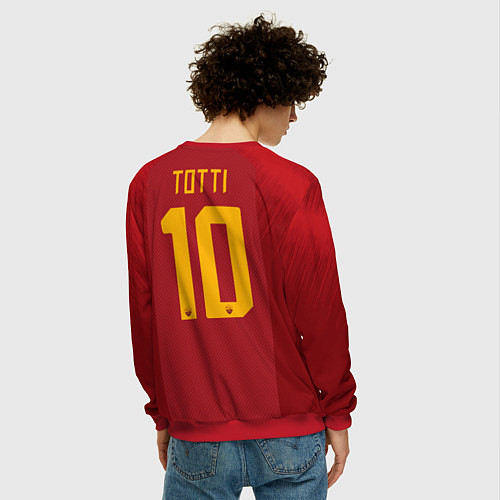 Мужской свитшот Totti legend 18-19 / 3D-Красный – фото 4