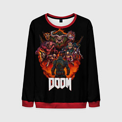 Свитшот мужской DOOM History, цвет: 3D-красный