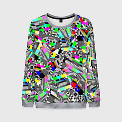 Свитшот мужской Экран профилактики, цвет: 3D-меланж
