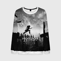 Свитшот мужской Horizon Zero Dawn: Dark Runner, цвет: 3D-белый