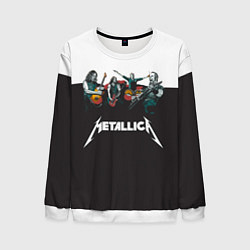 Свитшот мужской Metallica, цвет: 3D-белый