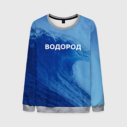 Мужской свитшот Вода: водород - парные