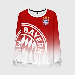 Свитшот мужской ФК Бавария, цвет: 3D-белый