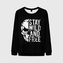 Мужской свитшот Stay wild and free