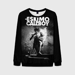 Свитшот мужской Eskimo Callboy, цвет: 3D-черный