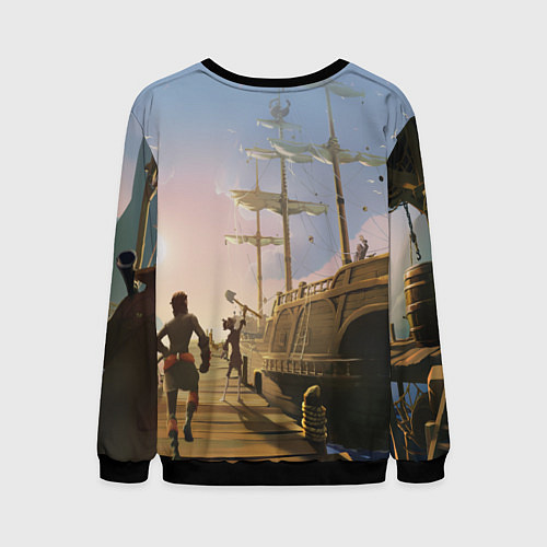 Мужской свитшот Sea of Thieves / 3D-Черный – фото 2