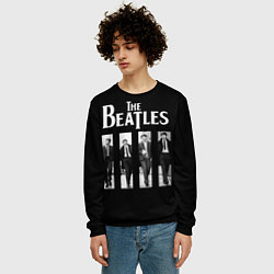Свитшот мужской The Beatles: Black Side, цвет: 3D-черный — фото 2