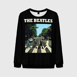 Свитшот мужской The Beatles: Abbey Road, цвет: 3D-черный
