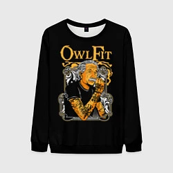 Свитшот мужской Owl Fit, цвет: 3D-черный