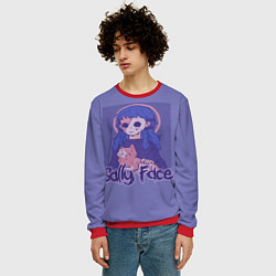 Свитшот мужской Sally Face: Violet Halo, цвет: 3D-красный — фото 2