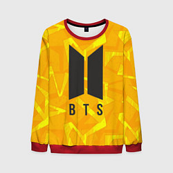 Свитшот мужской BTS: Yellow Style, цвет: 3D-красный