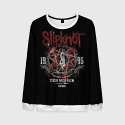 Свитшот мужской Slipknot 1995, цвет: 3D-белый