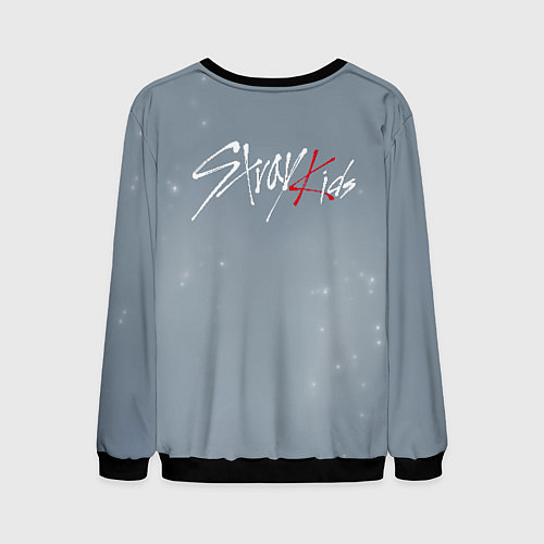 Мужской свитшот Stray Kids / 3D-Черный – фото 2