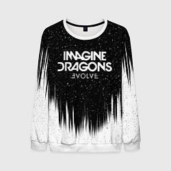 Свитшот мужской IMAGINE DRAGONS, цвет: 3D-белый