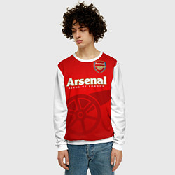 Свитшот мужской Arsenal, цвет: 3D-белый — фото 2