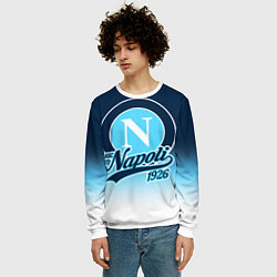 Свитшот мужской Наполи ФК, цвет: 3D-белый — фото 2