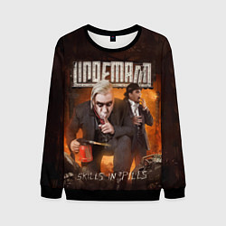 Свитшот мужской LINDEMANN: Skills in Pills, цвет: 3D-черный