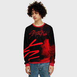 Свитшот мужской Stray Kids, цвет: 3D-красный — фото 2