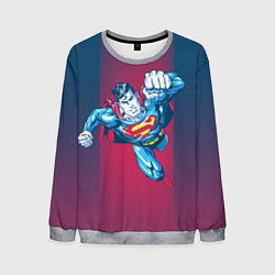 Свитшот мужской Superman, цвет: 3D-меланж