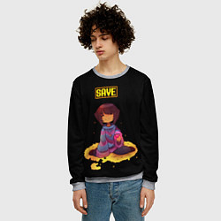 Свитшот мужской UNDERTALE FRISK, цвет: 3D-меланж — фото 2