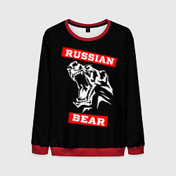 Мужской свитшот RUSSIAN BEAR - WILD POWER