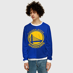 Свитшот мужской GOLDEN STATE WARRIORS, цвет: 3D-белый — фото 2